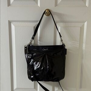 Coach Shiny raisin Shoulder Bag